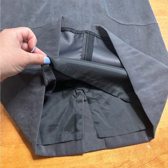J McLaughlin Women's US 2 Pencil Skirt Soft Suede Mini Office Preppy Workwear - Picture 5 of 12